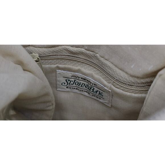 St. John’s Bay 90s Woven Straw Crossbody Bag with Beaded Accents - Picture 3 of 8